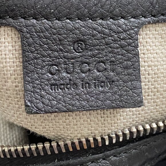 Gucci Black Shoulder Purse With Extension Strap and Accessible Zipper - Picture 8 of 12